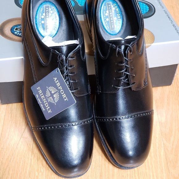 Florsheim Ernest Cap Toe Oxfords in black - Picture 2 of 4
